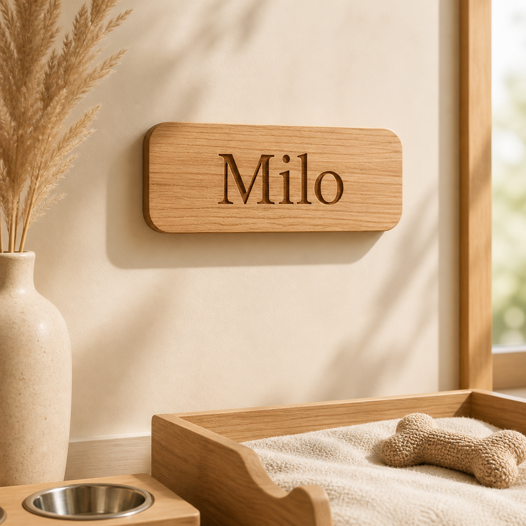 Personalized Wooden Pet Name Sign