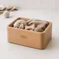 Personalized Wooden Pet Toy Storage Box